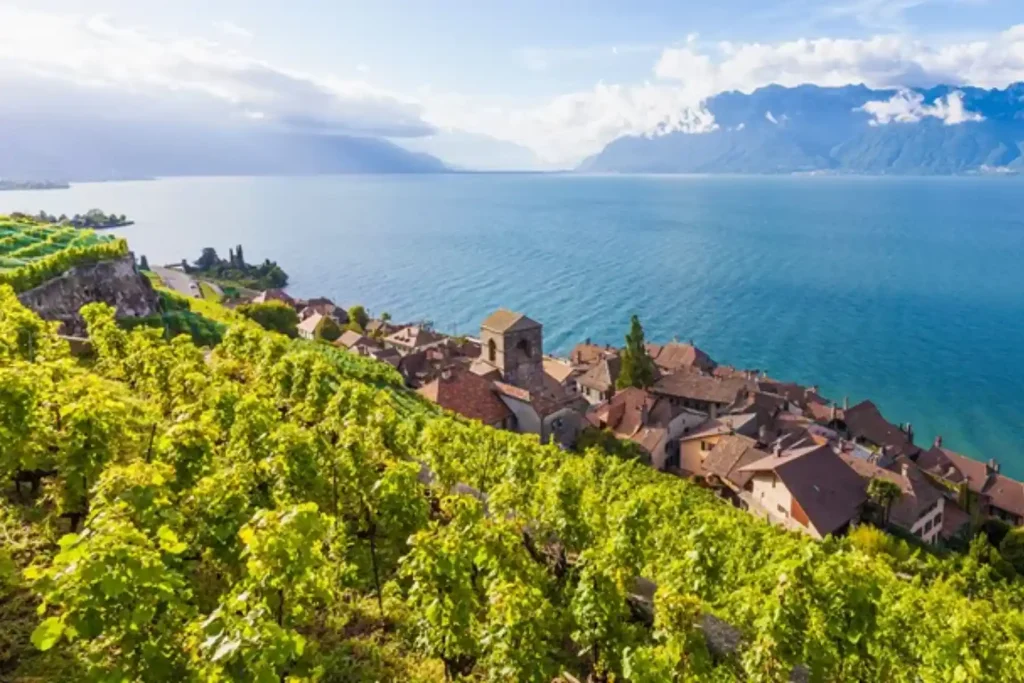 Lake Geneva and the Swiss Countryside